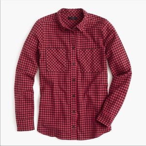 J. Crew Flannel Mini Check Buffalo